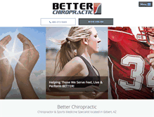 Tablet Screenshot of better-chiropractic.com
